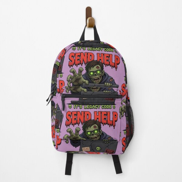 Item preview, Send Help It's Legacy Code - Funny Halloween Developer Shirt designed and sold by Geek Tracy Shop.