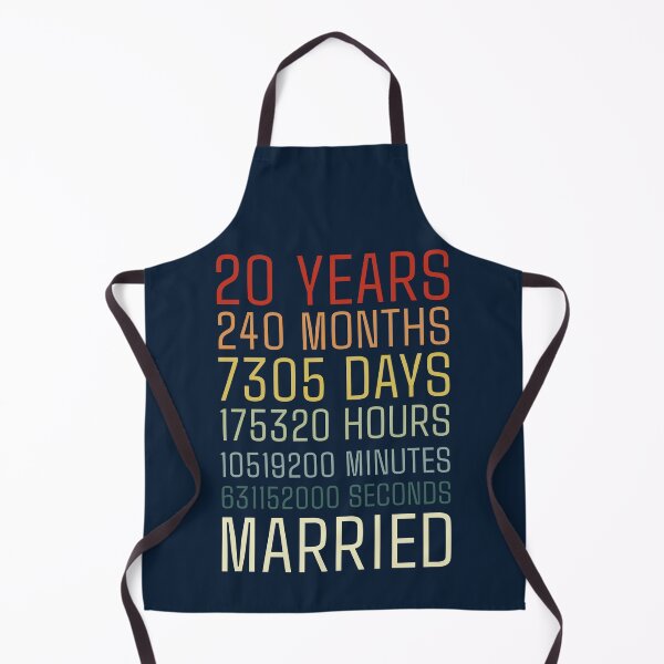 Item preview, 20 Years Married Anniversary Milestone designed and sold by NosandEdgy.