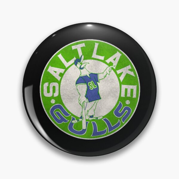 Item preview, Vintage Sports Mascot Seagull Baseball Circle Badge designed and sold by HannahHerronn.