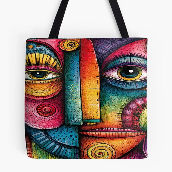 Item preview, A 440 Colorful Abstract Face designed and sold by Infopreneur1231.