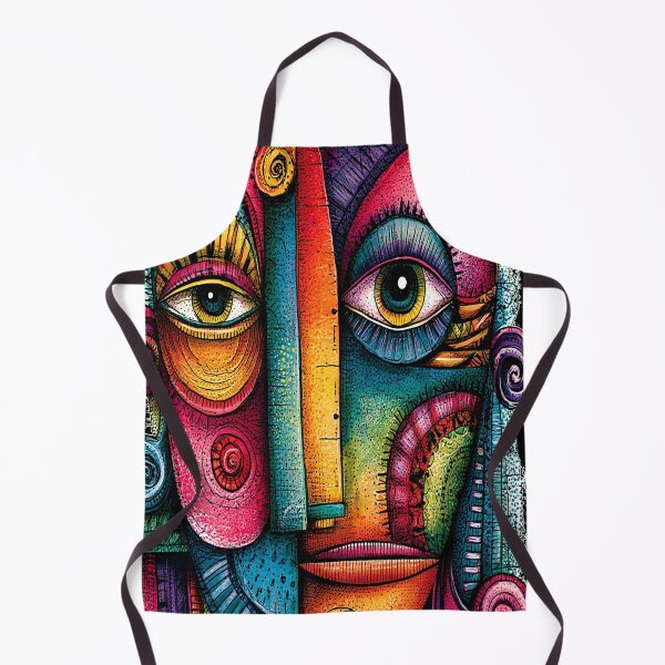 Item preview, A 440 Colorful Abstract Face designed and sold by Infopreneur1231.