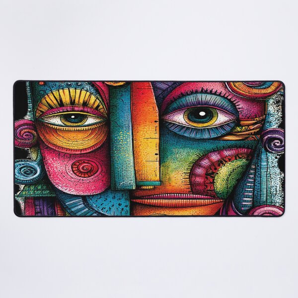 Item preview, A 440 Colorful Abstract Face designed and sold by Infopreneur1231.