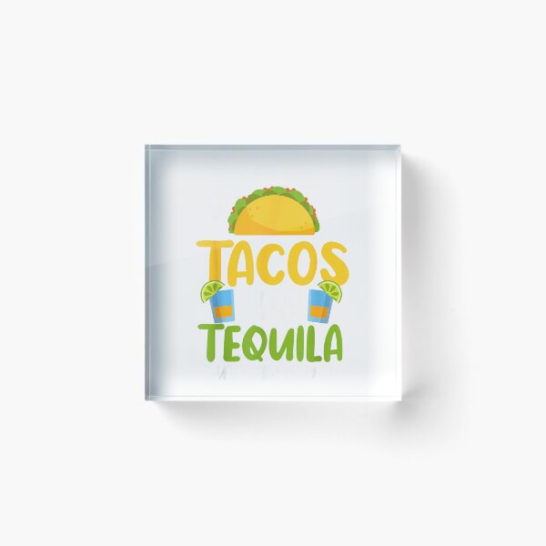 Item preview, Tacos Tequila Mexican Food Drinking Lover T-Shirt designed and sold by TheMAQ.