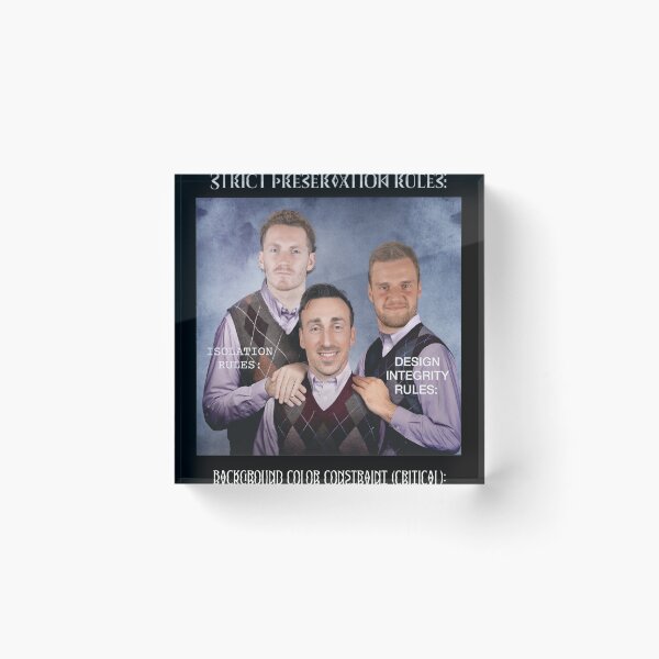 Item preview, Group Portrait of Three Men in Argyle Sweaters designed and sold by BREITENOHNSON.