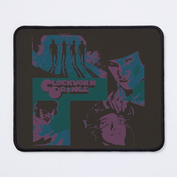 Item preview, A Clockwork Orange (and Purple and Blue) Fan Pop- Art Collage designed and sold by Cathedral of Curiosity.