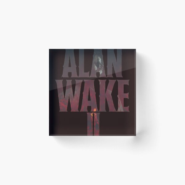 Item preview, Alan Wake II Typographic Dark Atmosphere Art designed and sold by drawfreak.