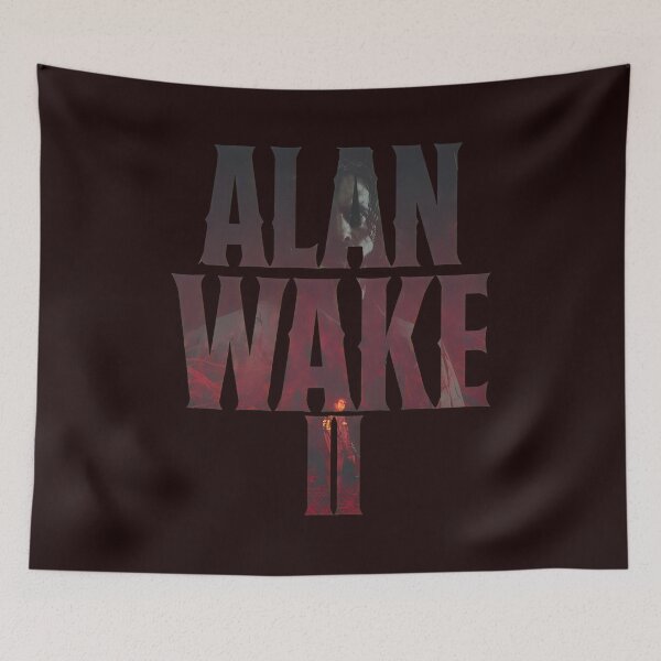 Item preview, Alan Wake II Typographic Dark Atmosphere Art designed and sold by drawfreak.