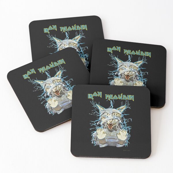 Item preview, Heavy Metal Mummy Cat Lightning Electric Storm Parody designed and sold by HannahHerronn.
