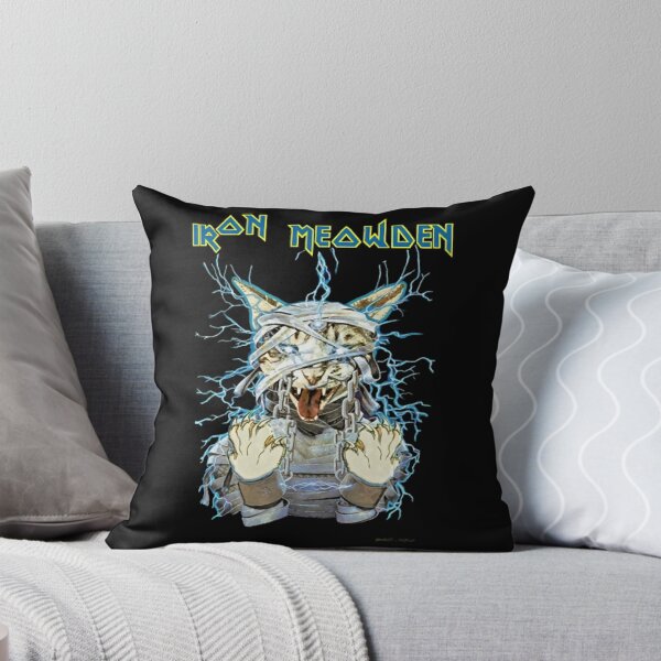 Item preview, Heavy Metal Mummy Cat Lightning Electric Storm Parody designed and sold by HannahHerronn.