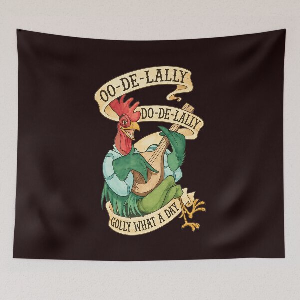 Item preview, Oo-De-Lally Rooster Lute Bard Watercolor designed and sold by drawfreak.