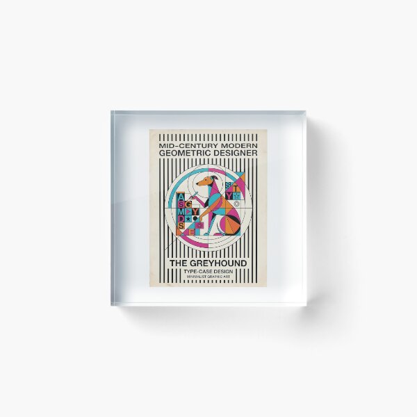 Item preview, Greyhound Letterpress Designer designed and sold by PictoVibe.