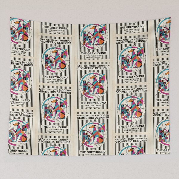 Item preview, Greyhound Letterpress Designer designed and sold by PictoVibe.