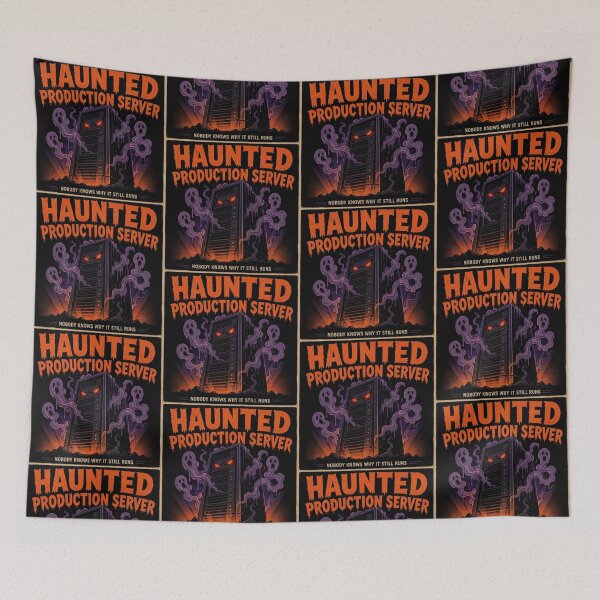 Item preview, Haunted Production Server Nobody Knows Why It Still Runs - Shirt designed and sold by Geek Tracy Shop.