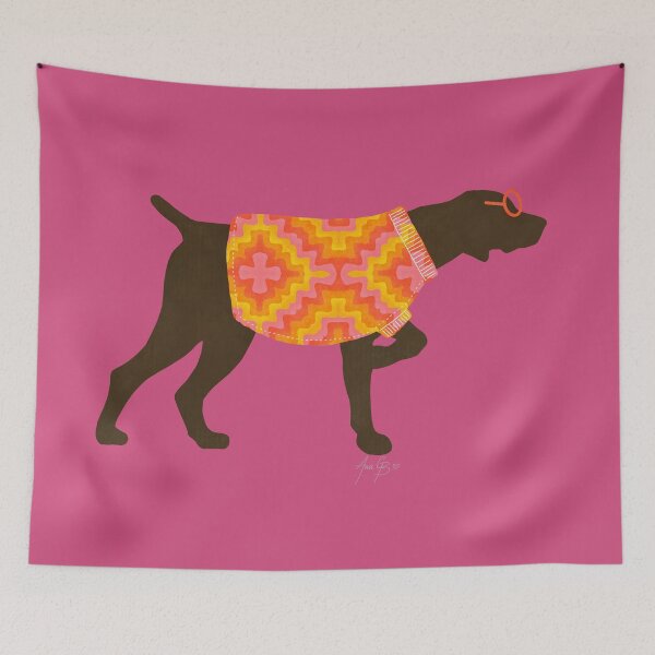 Artikelvorschau, Pate Sweater Pointer Dog entworfen und verkauft von Ana Gorozpe.