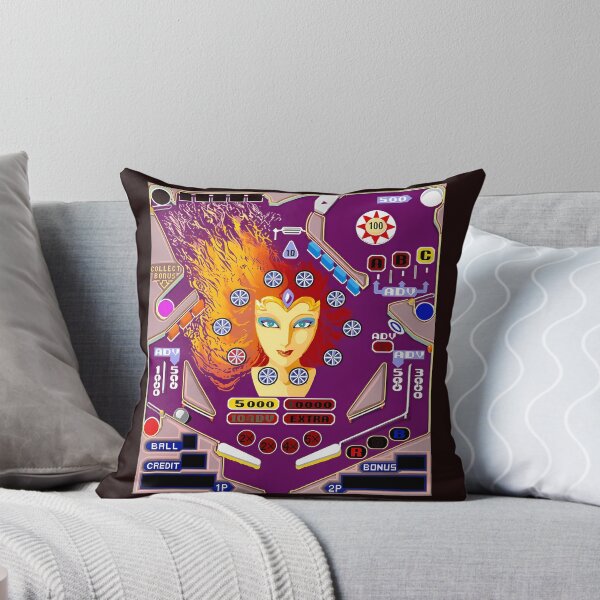 Item preview, Retro Pinball Action Lady Art designed and sold by drawfreak.
