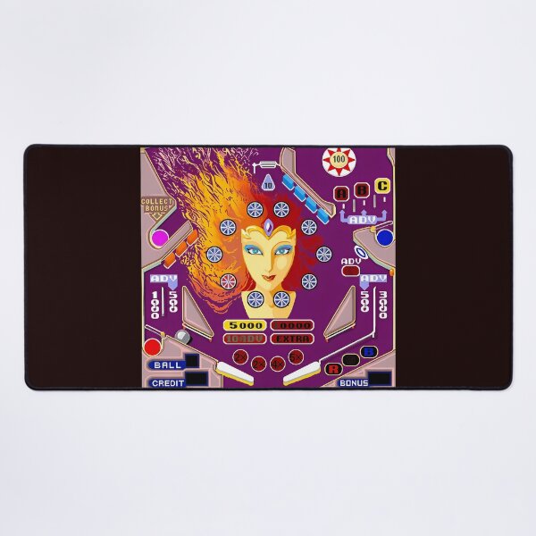 Item preview, Retro Pinball Action Lady Art designed and sold by drawfreak.