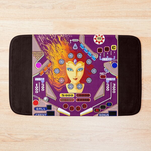 Item preview, Retro Pinball Action Lady Art designed and sold by drawfreak.