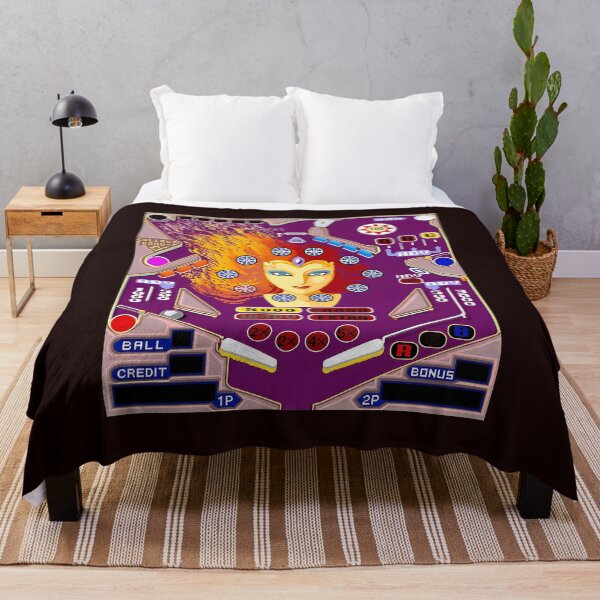 Item preview, Retro Pinball Action Lady Art designed and sold by drawfreak.