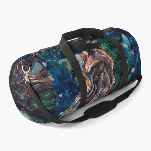 Item preview, Blue Quartz, Malachite and Copper Agate Abstract  designed and sold by KingsArtworx 2.