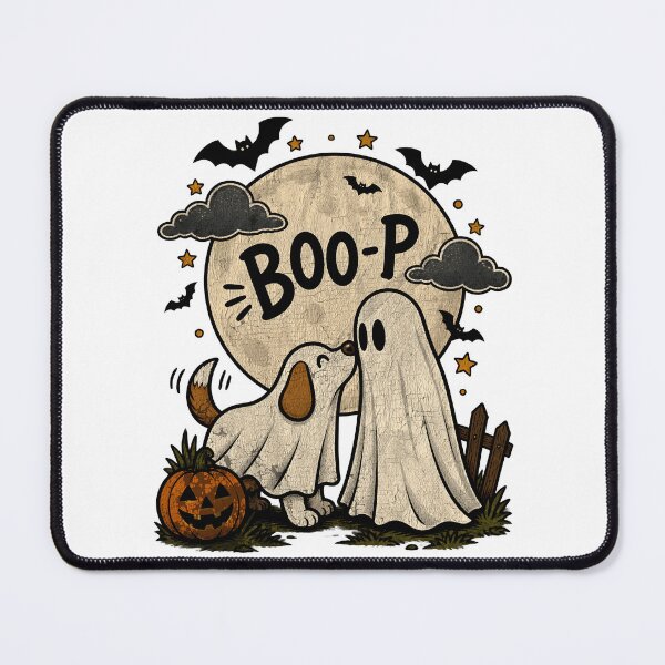 Item preview, Boo-p Dog Ghost Cute Halloween Dog Lover Spooky Season designed and sold by Flamurh1.