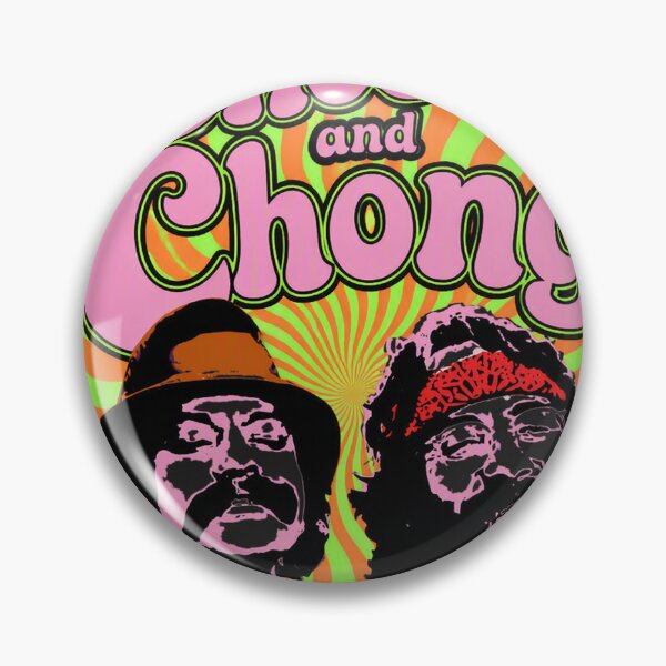 Item preview, Cheech and Chong Psychedelic Retro Comedy Duo Art designed and sold by drawfreak.