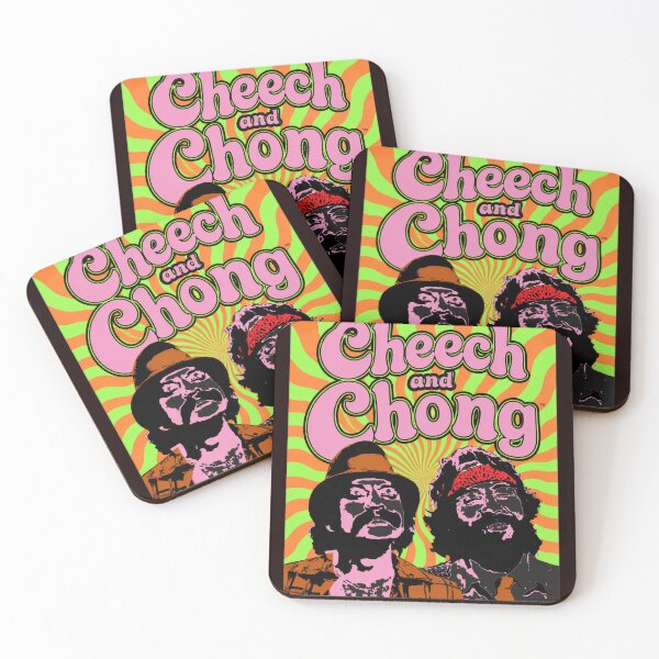 Item preview, Cheech and Chong Psychedelic Retro Comedy Duo Art designed and sold by drawfreak.