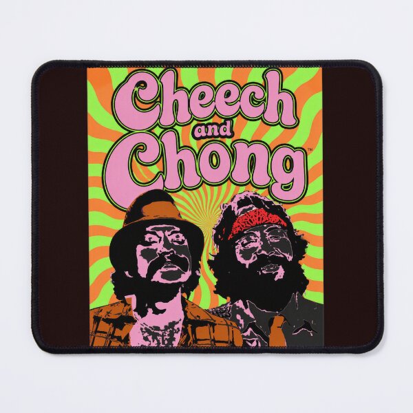 Item preview, Cheech and Chong Psychedelic Retro Comedy Duo Art designed and sold by drawfreak.