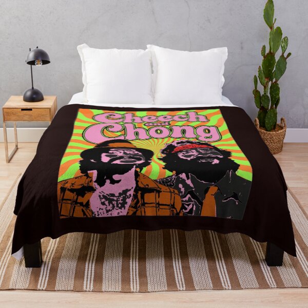 Item preview, Cheech and Chong Psychedelic Retro Comedy Duo Art designed and sold by drawfreak.