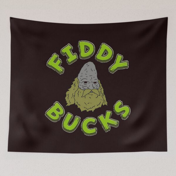 Item preview, Fiddy Bucks Bearded Character Art designed and sold by drawfreak.
