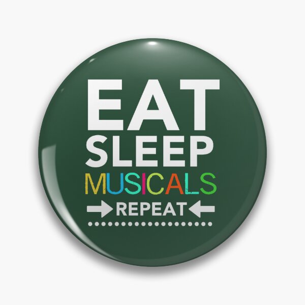 Item preview, Eat Sleep Musicals Repeat TShirt - Broadway Theatre Geek Fan designed and sold by Sakurabyfoco.
