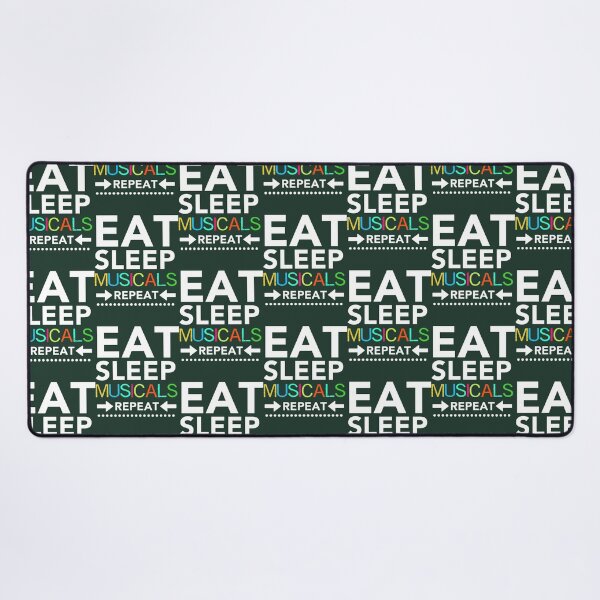 Item preview, Eat Sleep Musicals Repeat TShirt - Broadway Theatre Geek Fan designed and sold by Sakurabyfoco.