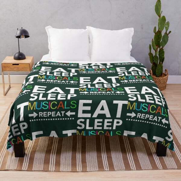 Item preview, Eat Sleep Musicals Repeat TShirt - Broadway Theatre Geek Fan designed and sold by Sakurabyfoco.