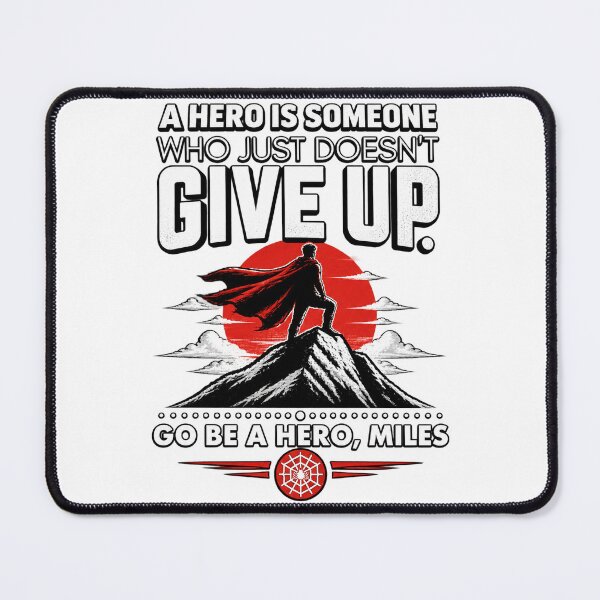 Item preview, Inspirational Quote Design - A Hero Is Someone Who Just Doesn't Give Up designed and sold by Harris88.