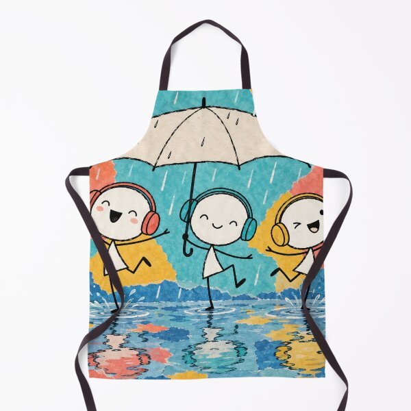 Item preview, Dancing Friends in the Rain designed and sold by Qenlo.