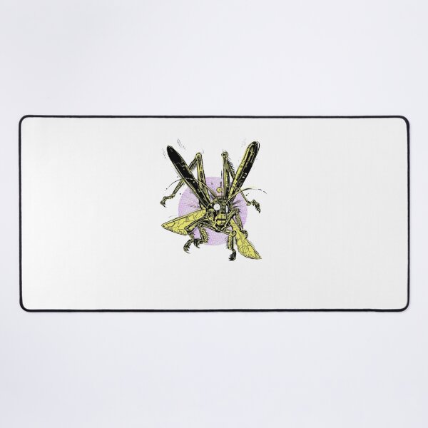 Item preview, Cyberpunk Mechanical Grasshopper Robot Insect Art designed and sold by HannahHerronn.