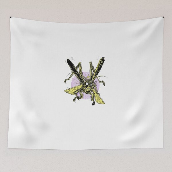 Item preview, Cyberpunk Mechanical Grasshopper Robot Insect Art designed and sold by HannahHerronn.