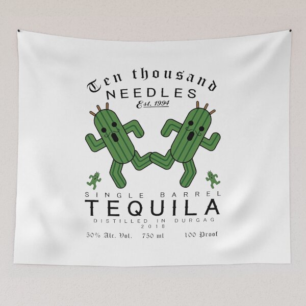 Item preview, Ten Thousand Needles Tequila Label Inspired designed and sold by BREITENOHNSON.