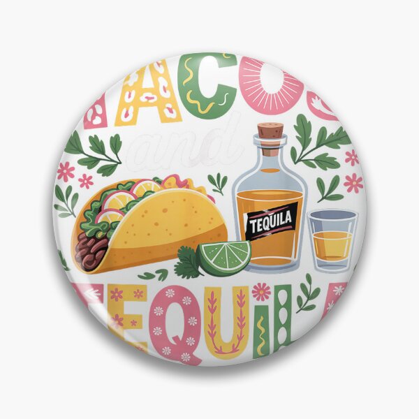 Item preview, Tacos and Tequila Mexican Food Drink Lover T-Shirt designed and sold by hapitoss.
