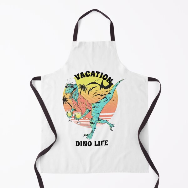 Item preview, Retro T-Rex Vacation Sunset Drinks Palm Trees designed and sold by BREITENOHNSON.