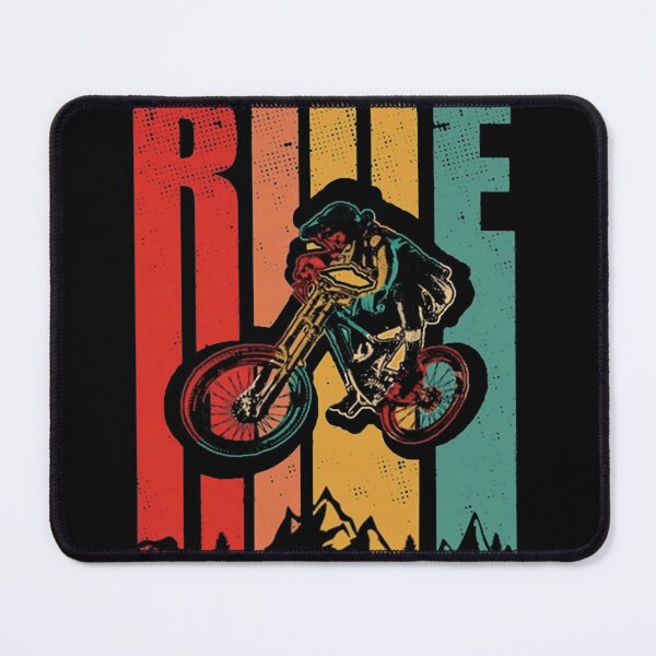Item preview, Retro Sunset Ride Mountain Bike Dirt Trail Graphic designed and sold by HannahHerronn.