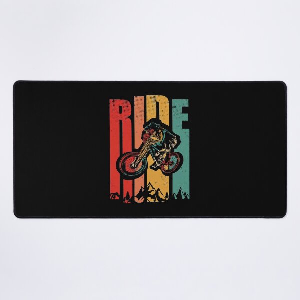 Item preview, Retro Sunset Ride Mountain Bike Dirt Trail Graphic designed and sold by HannahHerronn.
