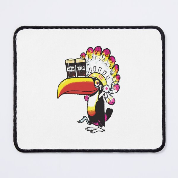 Item preview, Toucan With Beer Headdress Art designed and sold by BREITENOHNSON.