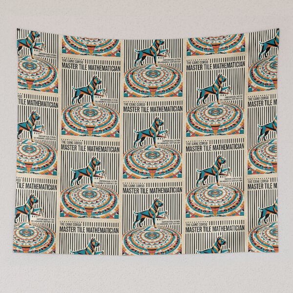Item preview, Cane Corso Tile Mathematician designed and sold by PictoVibe.