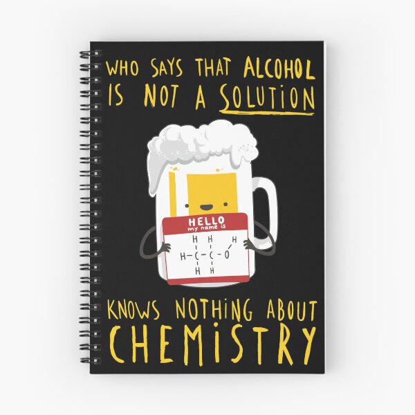 Item preview, Alcohol Solution Chemistry Beer Pun designed and sold by BREITENOHNSON.