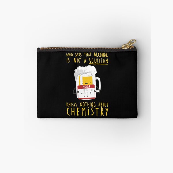 Item preview, Alcohol Solution Chemistry Beer Pun designed and sold by BREITENOHNSON.