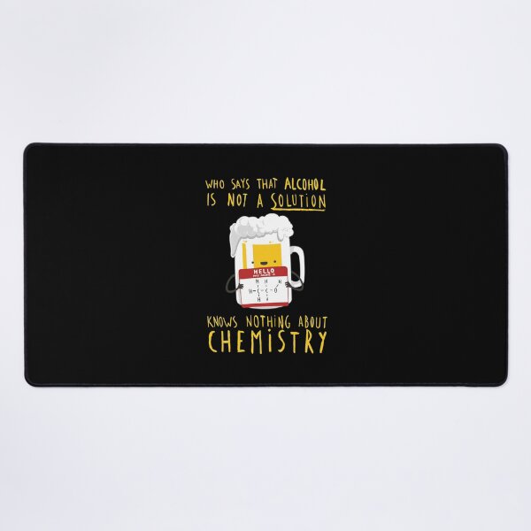 Item preview, Alcohol Solution Chemistry Beer Pun designed and sold by BREITENOHNSON.