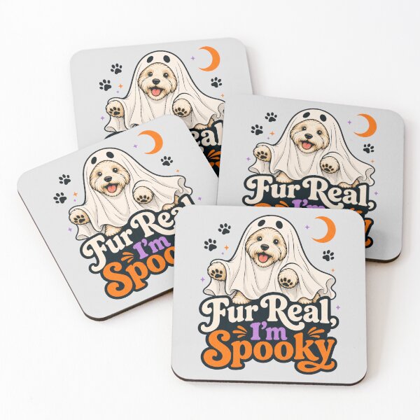 Item preview, Dog Lover Owner Halloween Gifts, Ghost Dog Funny Halloween Magnet, Dog Lover Gift, Cute Halloween Sticker designed and sold by colorleafz.