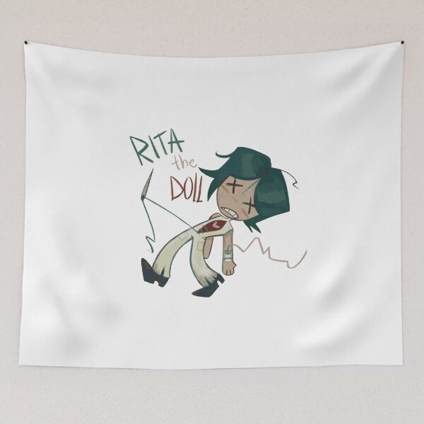Item preview, Rita The Doll Stitched Heart Cartoon designed and sold by Frdikhelis.