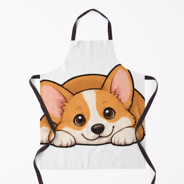 Item preview, Cute Corgi Chin Down Resting Cartoon designed and sold by The198X.