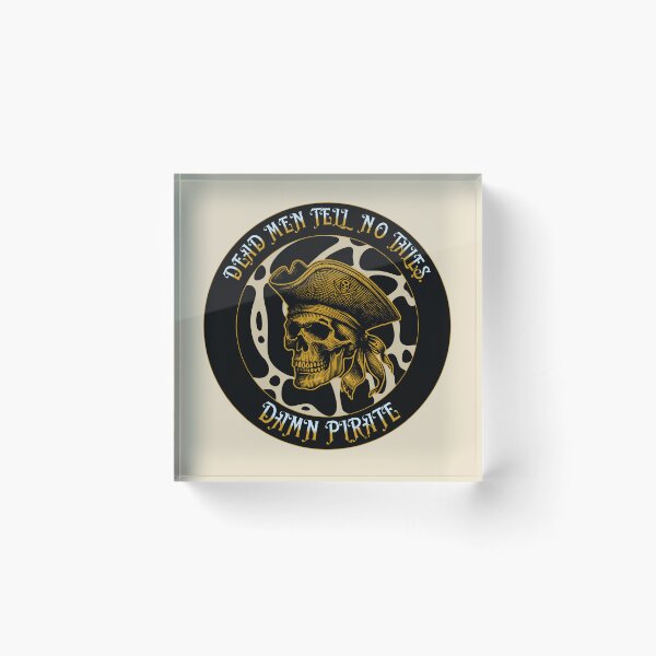 Item preview, pirate skull designed and sold by wildforcedesign.